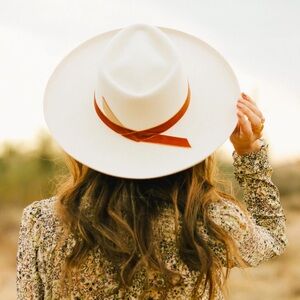 Lack Of Color Cream Wool Hat